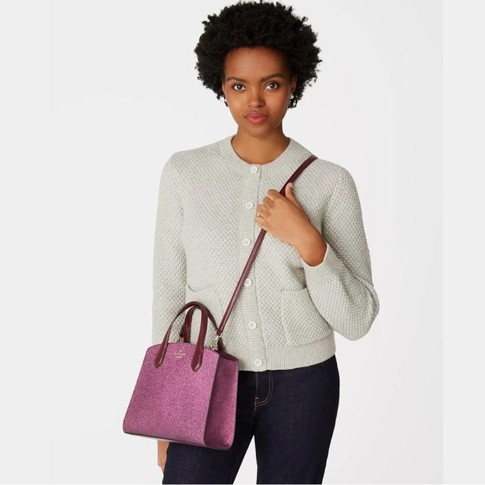 Kate Spade Tinsel Glitter Fabric Satchel Crossbody Bag
(164)